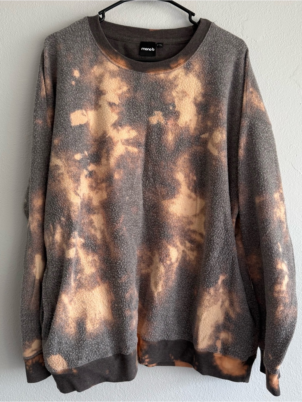 Mono B Tie-Dye Crewneck Sweater - Size 2XL